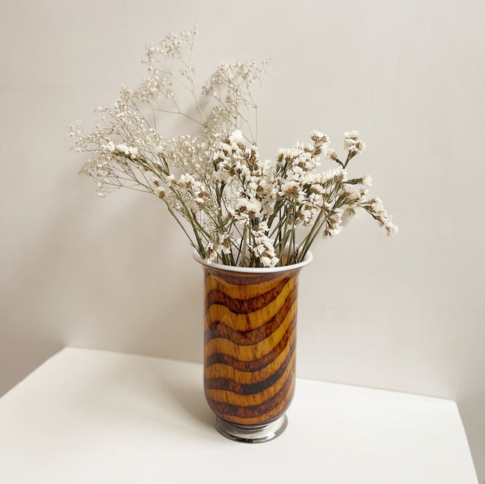 Tiger Blown Glass Vase