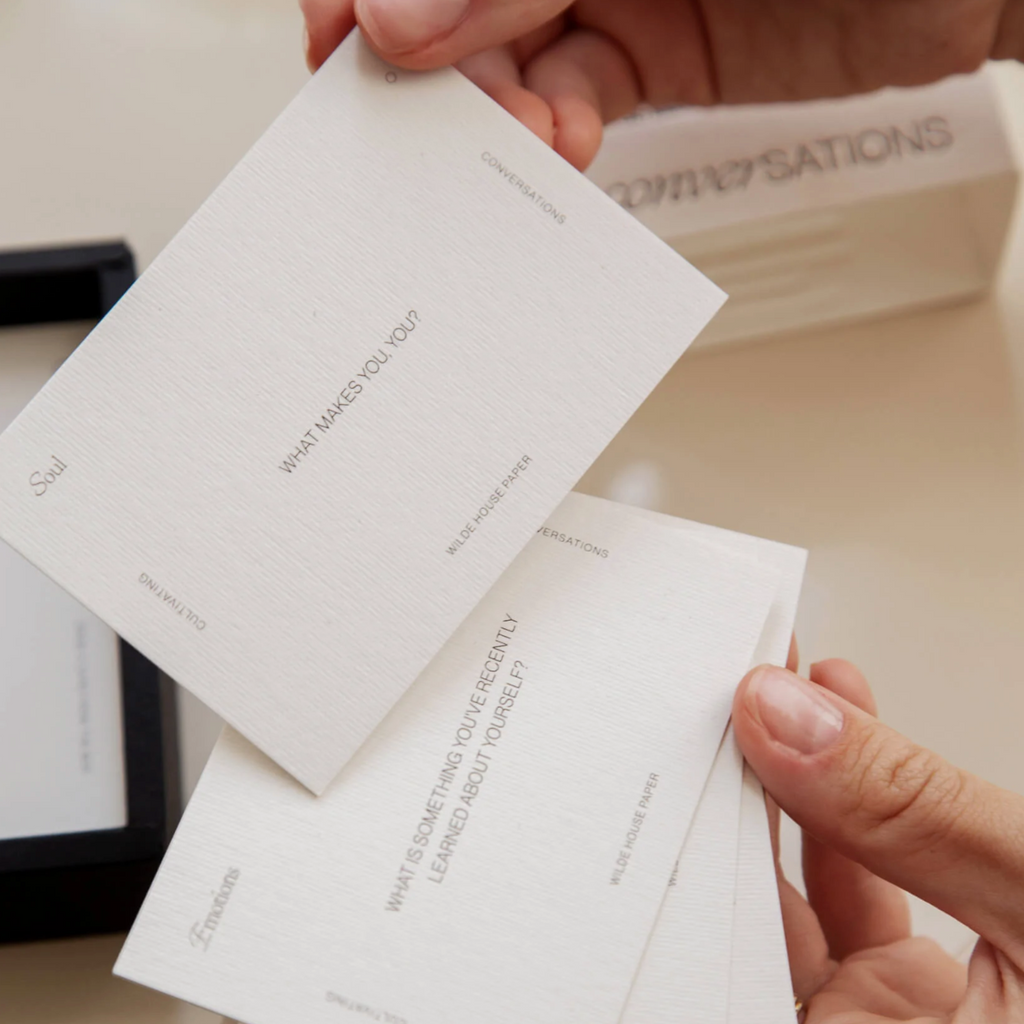 Wilde House Paper | Cultivating Conversations Deck