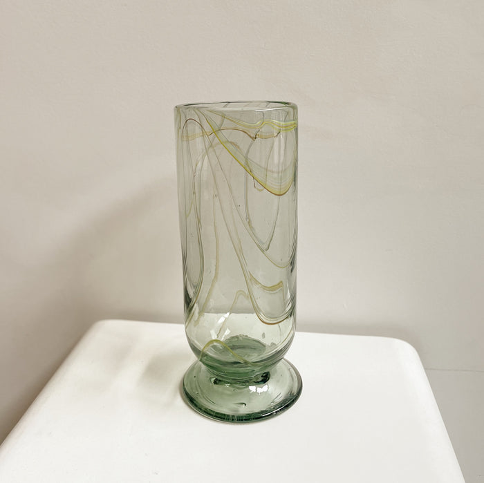 Swirl Blown Vase Statement Vase
