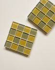 Subtle Art Studios | Glass Tile Coaster in Sunflower - Hey Jude