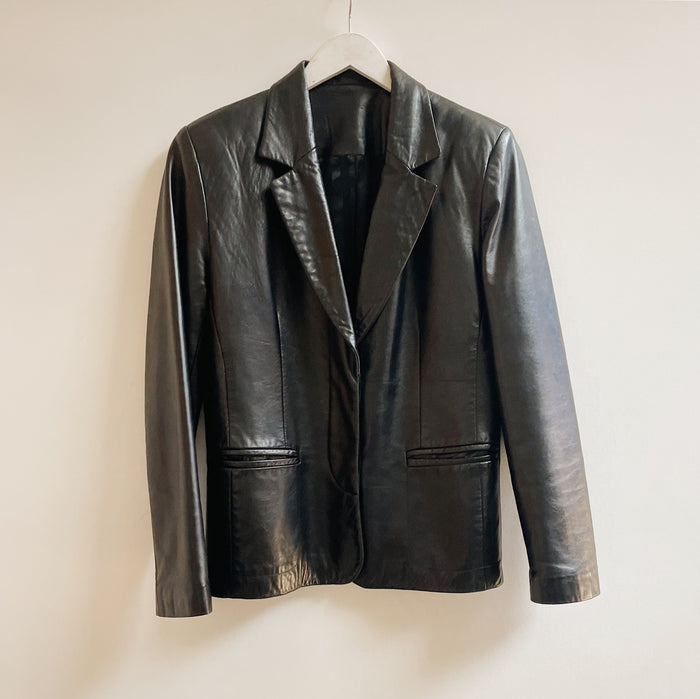 Onyx Buttery Leather Jacket