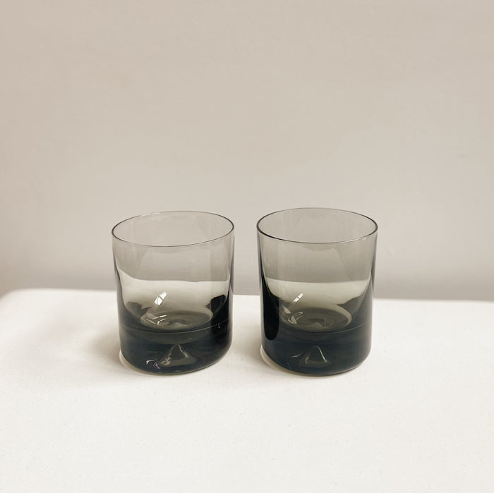 Smoked Heavy Bottom Tumblers